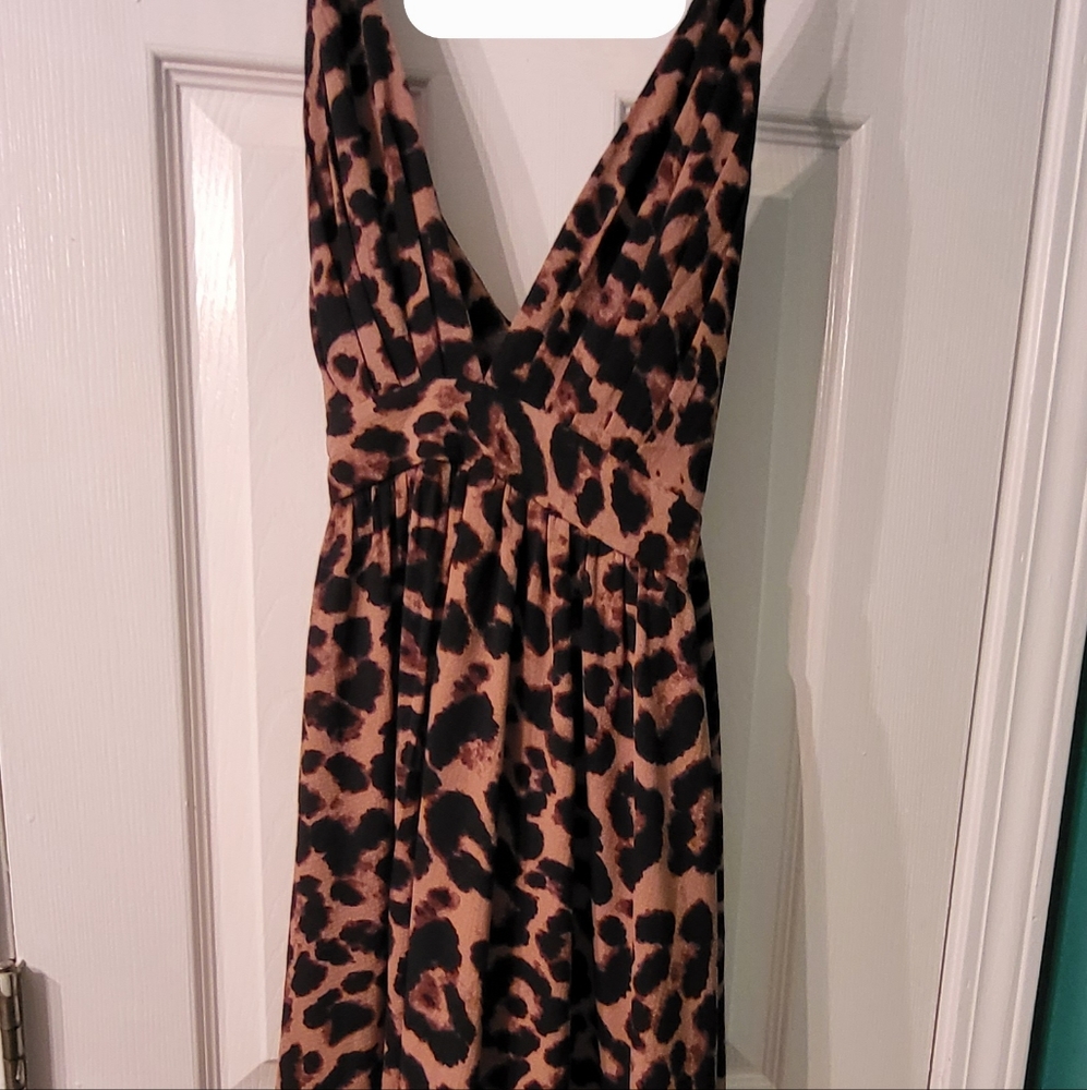 Leopard Print summer dress